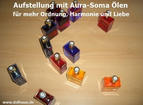 Systemische Aufstellung mit Aura-Soma Flaschen